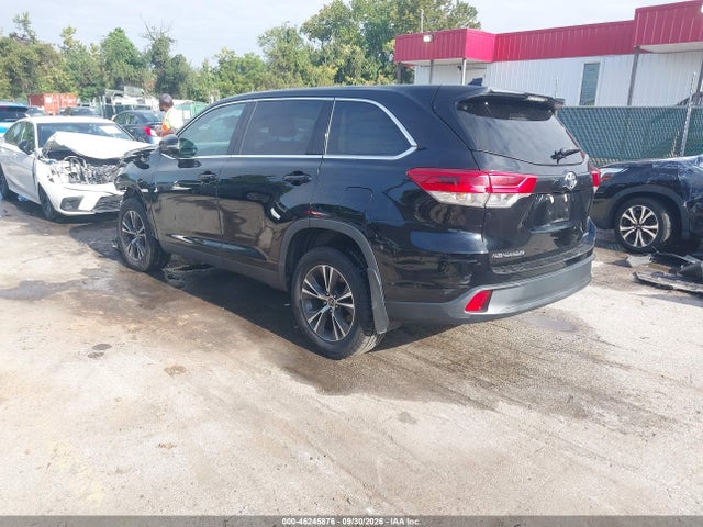 Продаж на аукціоні авто 2019 Toyota Highlander Le Plus, vin: 5TDBZRFH1KS722724, номер лоту: 46245876