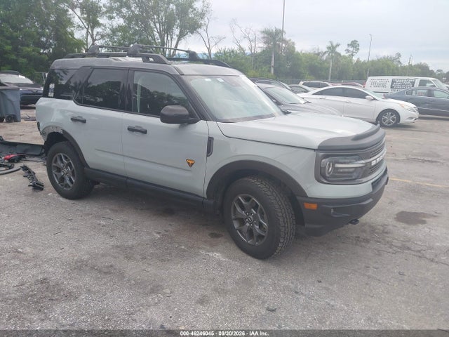 46246045 :رقم المزاد ، 3FMCR9D94MRB33698 vin ، 2021 Ford Bronco Sport Badlands مزاد بيع