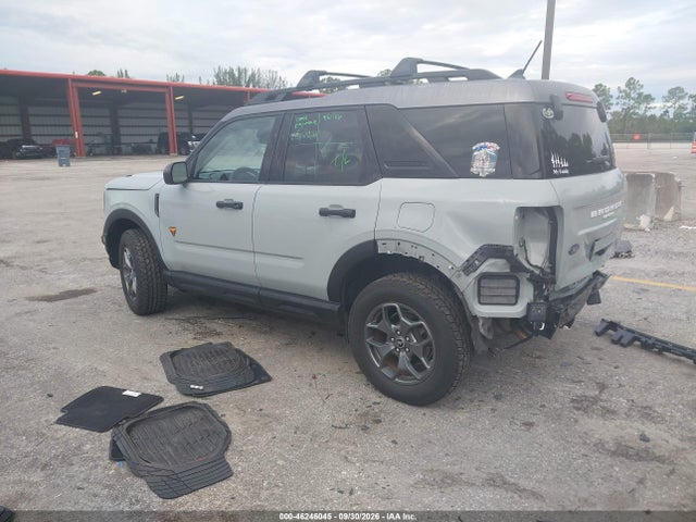 46246045 :رقم المزاد ، 3FMCR9D94MRB33698 vin ، 2021 Ford Bronco Sport Badlands مزاد بيع