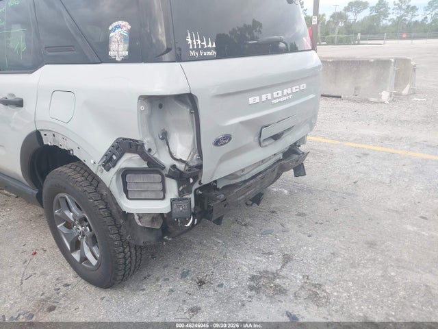46246045 :رقم المزاد ، 3FMCR9D94MRB33698 vin ، 2021 Ford Bronco Sport Badlands مزاد بيع