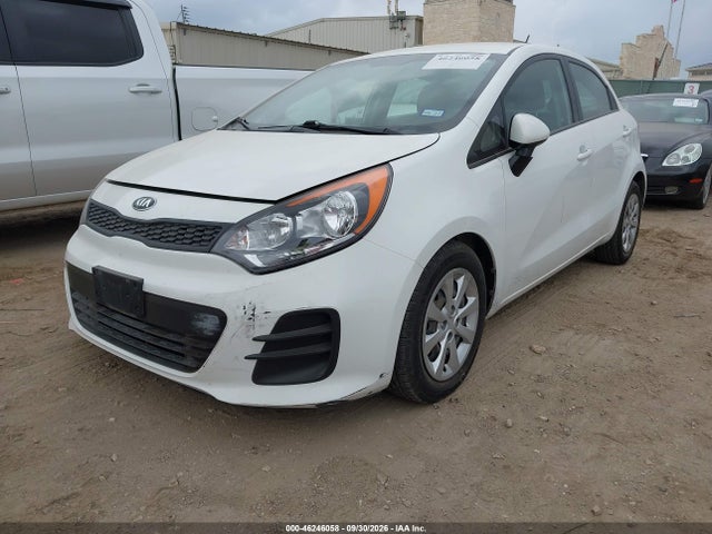 2016 Kia Rio Lx მანქანა იყიდება აუქციონზე, vin: KNADM5A34G6621175, აუქციონის ნომერი: 46246058
