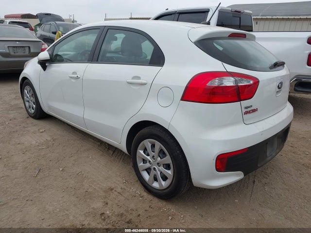 2016 Kia Rio Lx მანქანა იყიდება აუქციონზე, vin: KNADM5A34G6621175, აუქციონის ნომერი: 46246058