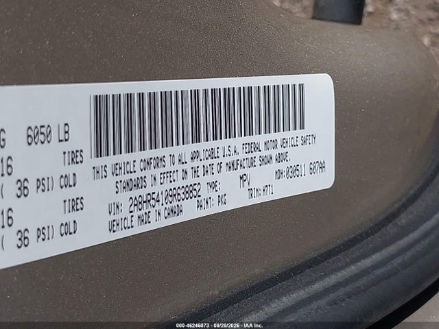 Продаж на аукціоні авто 2009 Chrysler Town & Country Touring, vin: 2A8HR54109R638852, номер лоту: 46246073