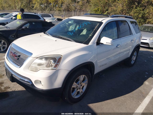 46246094 :رقم المزاد ، 1GKER23728J125141 vin ، 2008 Gmc Acadia Slt-1 مزاد بيع
