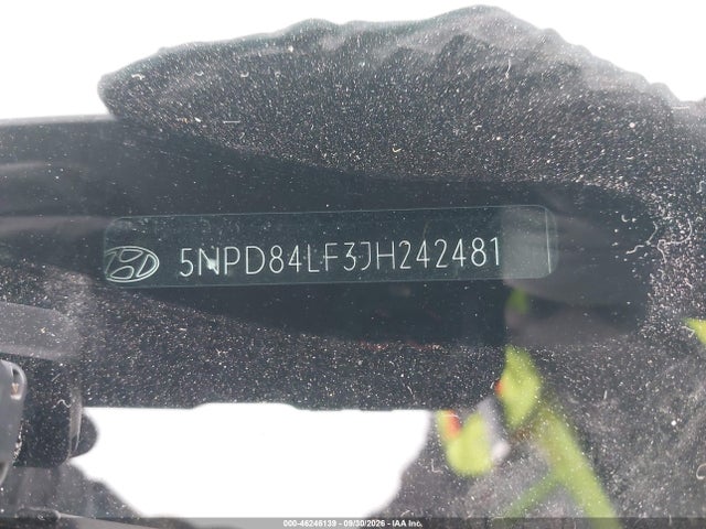 46246139 :رقم المزاد ، 5NPD84LF3JH242481 vin ، 2018 Hyundai Elantra Sel مزاد بيع