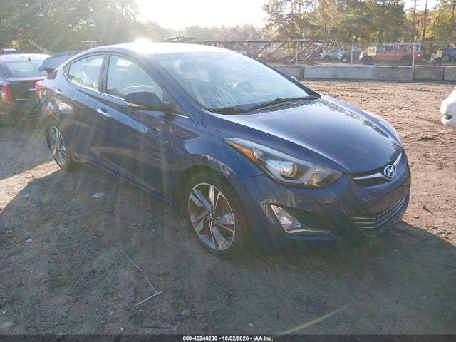 Продажа на аукционе авто 2015 Hyundai Elantra Limited, vin: 5NPDH4AE2FH640282, номер лота: 46246230