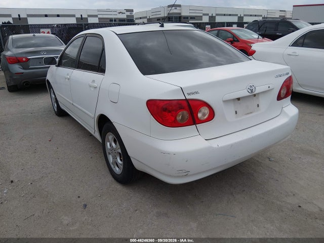 2005 Toyota Corolla Le მანქანა იყიდება აუქციონზე, vin: 1NXBR30E05Z386927, აუქციონის ნომერი: 46246360