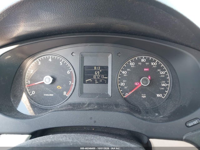 2011 Volkswagen Jetta 2.5l Se მანქანა იყიდება აუქციონზე, vin: 3VWBZ7AJXBM383618, აუქციონის ნომერი: 46246400