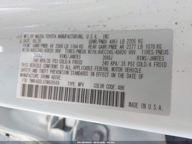 Продаж на аукціоні авто 2026 Mazda Cx-50 2.5 S Premium, vin: 7MMVABDL6TN609569, номер лоту: 46246429