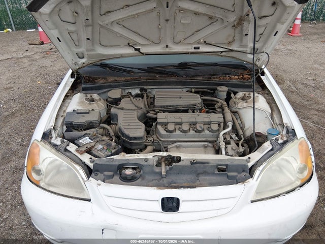 46246497 :رقم المزاد ، JHMES16541S009314 vin ، 2001 Honda Civic Lx مزاد بيع