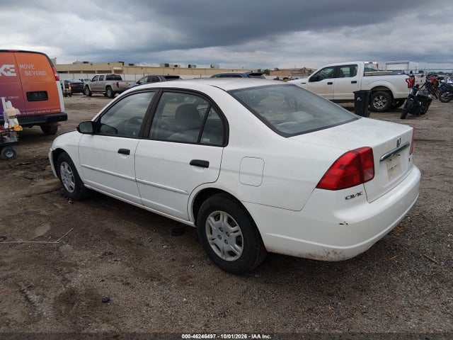 46246497 :رقم المزاد ، JHMES16541S009314 vin ، 2001 Honda Civic Lx مزاد بيع