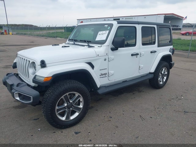 2018 Jeep Wrangler Unlimited Sahara 4x4 მანქანა იყიდება აუქციონზე, vin: 1C4HJXEG9JW114978, აუქციონის ნომერი: 46246537