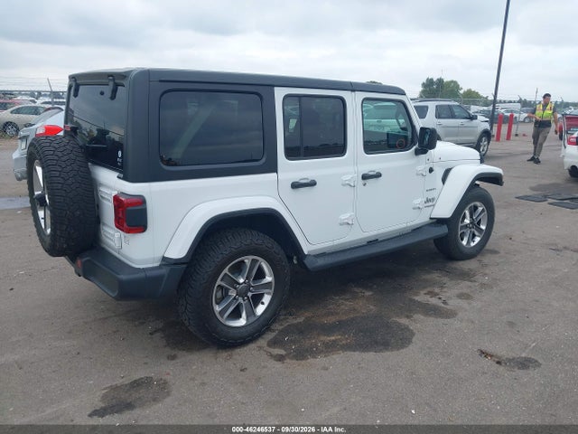 2018 Jeep Wrangler Unlimited Sahara 4x4 მანქანა იყიდება აუქციონზე, vin: 1C4HJXEG9JW114978, აუქციონის ნომერი: 46246537