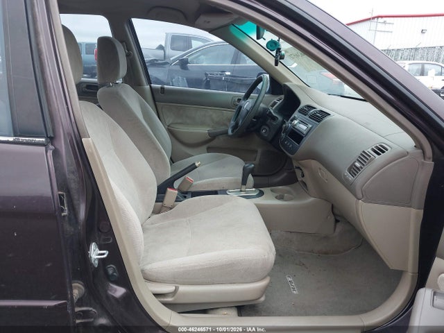 46246571 :رقم المزاد ، JHMES16581S006061 vin ، 2001 Honda Civic Lx مزاد بيع