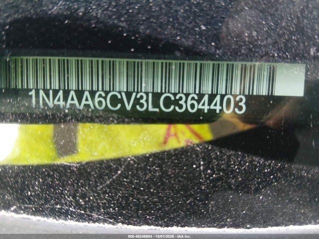 Aukcja sprzedaży 2020 Nissan Maxima Sv Xtronic Cvt, vin: 1N4AA6CV3LC364403, numer aukcji: 46246984