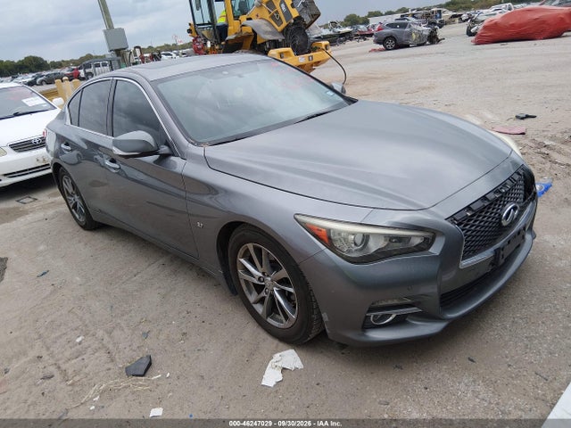 2015 Infiniti Q50 Premium მანქანა იყიდება აუქციონზე, vin: JN1BV7AP2FM356680, აუქციონის ნომერი: 46247029