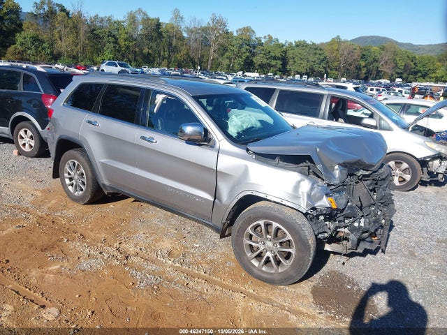 2015 Jeep Grand Cherokee Limited მანქანა იყიდება აუქციონზე, vin: 1C4RJFBG0FC129414, აუქციონის ნომერი: 46247150