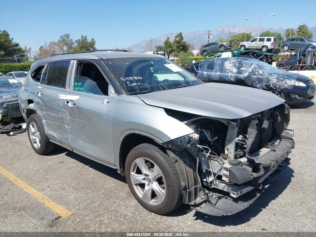Продаж на аукціоні авто 2020 Toyota Highlander Le, vin: 5TDZZRAH1LS509117, номер лоту: 46247205