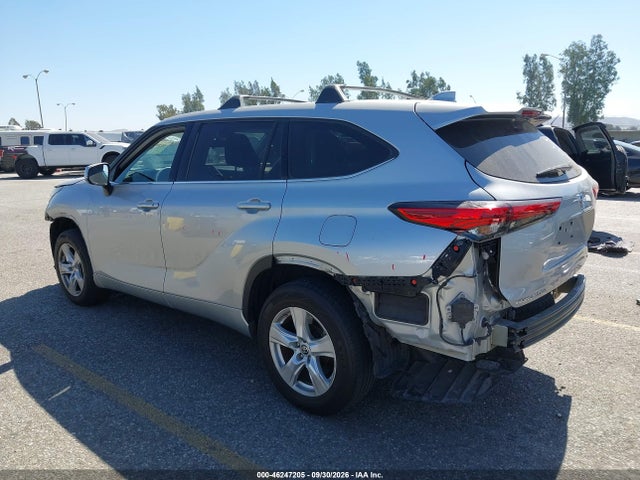 Продаж на аукціоні авто 2020 Toyota Highlander Le, vin: 5TDZZRAH1LS509117, номер лоту: 46247205
