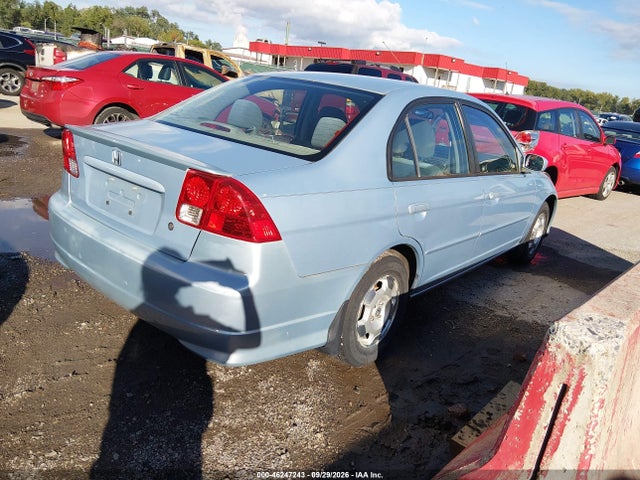 Aukcja sprzedaży 2004 Honda Civic Hybrid, vin: JHMES96624S001983, numer aukcji: 46247243