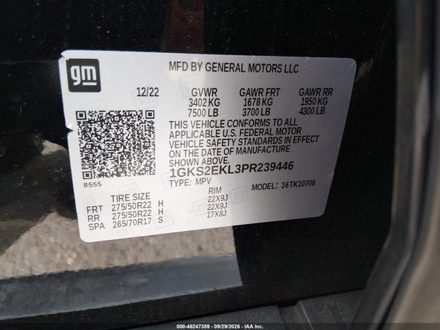 GMC Yukon 4wd Denali Ultimate 2023 1GKS2EKL3PR239446 Image 9