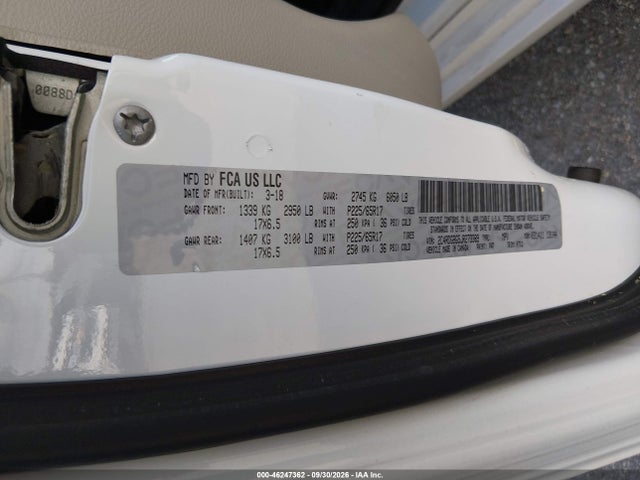 Auction sale of the 2018 Dodge Grand Caravan Se, vin: 2C4RDGBG5JR273389, lot number: 46247362