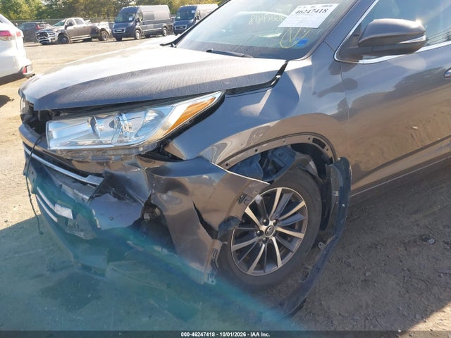 Aukcja sprzedaży 2017 Toyota Highlander Xle, vin: 5TDJZRFH6HS391286, numer aukcji: 46247418