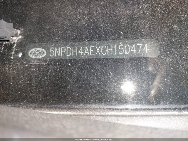 Aukcja sprzedaży 2012 Hyundai Elantra Limited, vin: 5NPDH4AEXCH150474, numer aukcji: 46247444