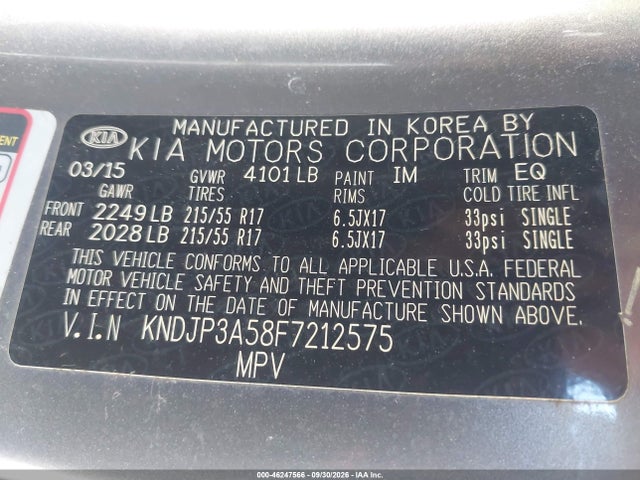 Продаж на аукціоні авто 2015 Kia Soul +, vin: KNDJP3A58F7212575, номер лоту: 46247566