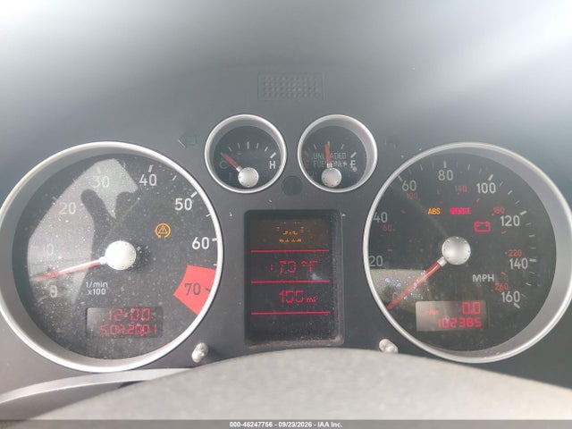 2001 Audi Tt მანქანა იყიდება აუქციონზე, vin: TRUUT28N111041419, აუქციონის ნომერი: 46247756