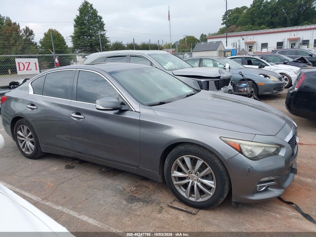 Продаж на аукціоні авто 2014 Infiniti Q50 Premium, vin: JN1BV7AR0EM689010, номер лоту: 46247780