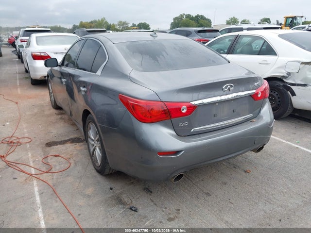 Продаж на аукціоні авто 2014 Infiniti Q50 Premium, vin: JN1BV7AR0EM689010, номер лоту: 46247780
