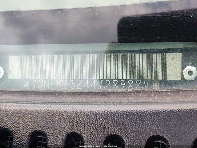Продаж на аукціоні авто 2004 Chevrolet Tahoe Lt, vin: 1GNEK13Z44J289889, номер лоту: 46247900