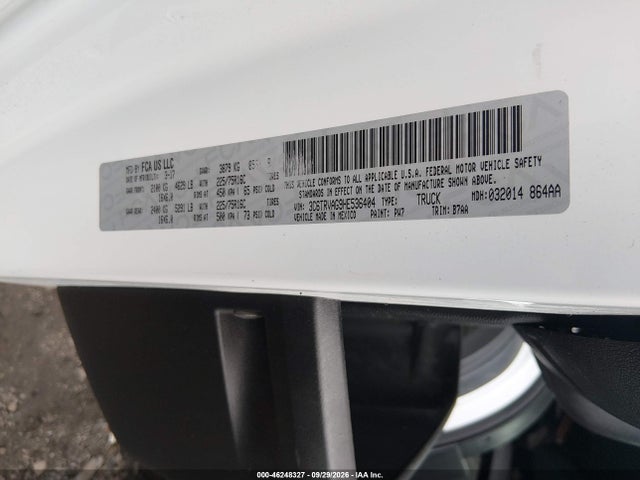Продаж на аукціоні авто 2017 Ram Promaster 1500 Low Roof 136 Wb, vin: 3C6TRVAG9HE536404, номер лоту: 46248327