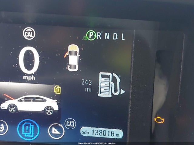 46248405 :رقم المزاد ، 1G1RA6E44DU107854 vin ، 2013 Chevrolet Volt مزاد بيع