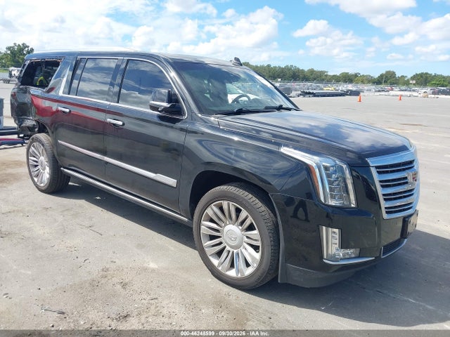2015 Cadillac Escalade Esv Platinum მანქანა იყიდება აუქციონზე, vin: 1GYS4UKJXFR566319, აუქციონის ნომერი: 46248599