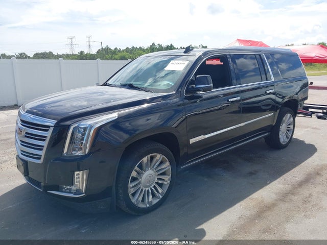 Auction sale of the 2015 Cadillac Escalade Esv Platinum, vin: 1GYS4UKJXFR566319, lot number: 46248599