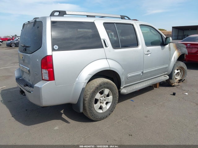 46248753 :رقم المزاد ، 5N1AR18WX5C761144 vin ، 2005 Nissan Pathfinder Se مزاد بيع