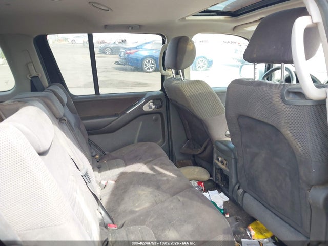 46248753 :رقم المزاد ، 5N1AR18WX5C761144 vin ، 2005 Nissan Pathfinder Se مزاد بيع