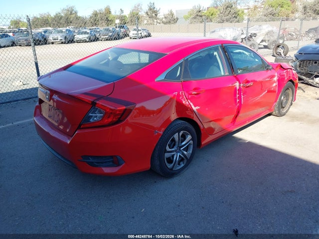 2016 Honda Civic Lx მანქანა იყიდება აუქციონზე, vin: 2HGFC2F57GH575347, აუქციონის ნომერი: 46248784