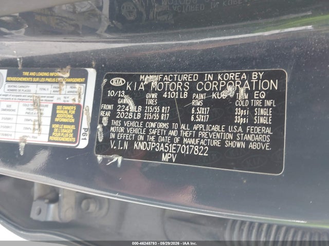 Aukcja sprzedaży 2014 Kia Soul +, vin: KNDJP3A51E7017822, numer aukcji: 46248793