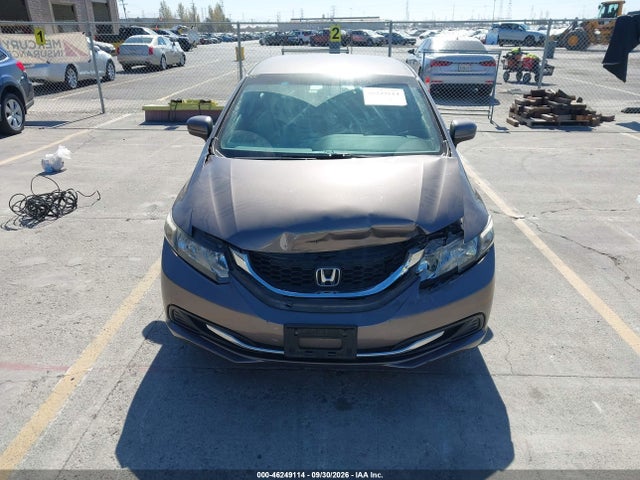46249114 :رقم المزاد ، 19XFB2F5XFE069135 vin ، 2015 Honda Civic Lx مزاد بيع