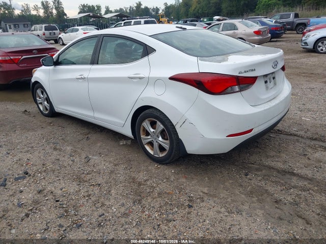 Продажа на аукционе авто 2016 Hyundai Elantra Value Edition, vin: 5NPDH4AE8GH730652, номер лота: 46249148