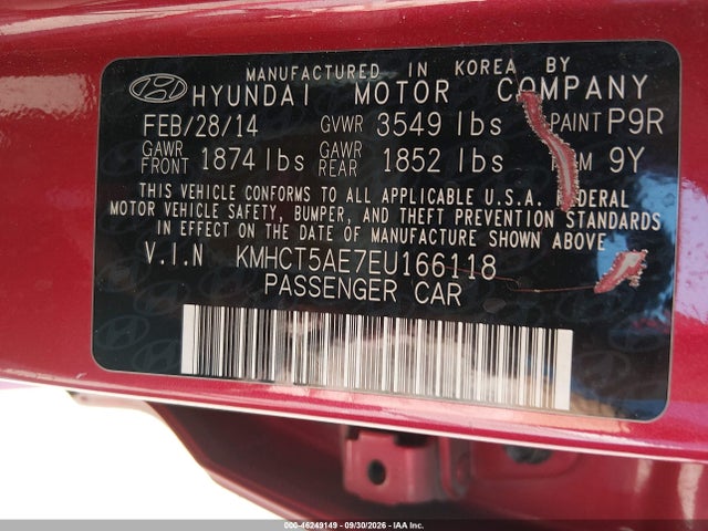 Hyundai ACCENT GS 2014 KMHCT5AE7EU166118 Image 12