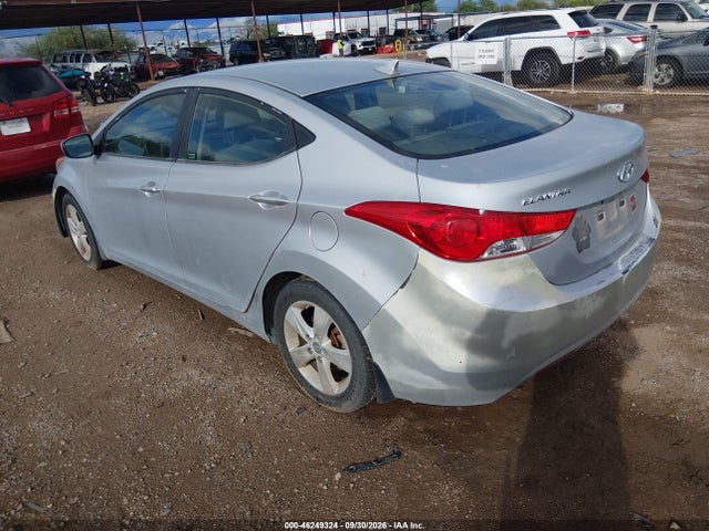 2013 Hyundai Elantra Gls მანქანა იყიდება აუქციონზე, vin: KMHDH4AE6DU907194, აუქციონის ნომერი: 46249324