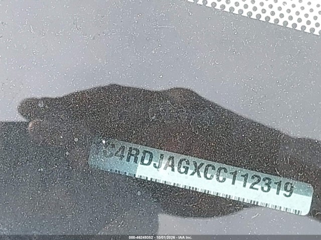 46249352 :رقم المزاد ، 1C4RDJAGXCC112319 vin ، 2012 Dodge Durango Sxt مزاد بيع