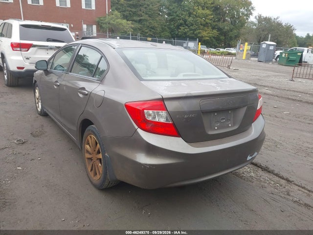 46249370 :رقم المزاد ، 2HGFB2F91CH507593 vin ، 2012 Honda Civic Ex-l مزاد بيع