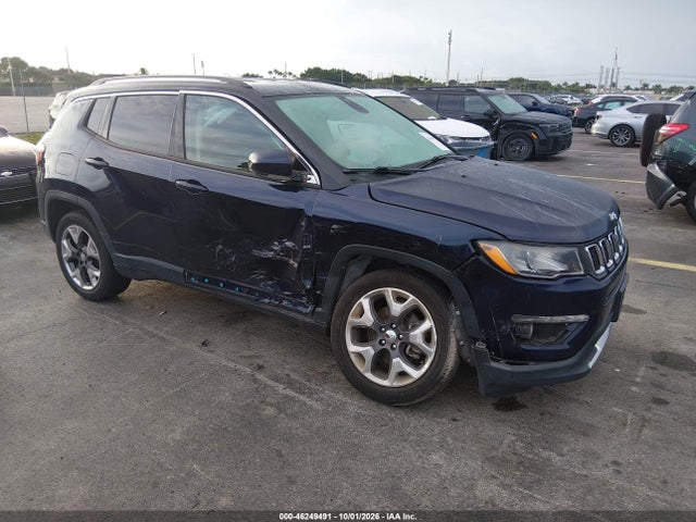 Продаж на аукціоні авто 2019 Jeep Compass Limited 4x4, vin: 3C4NJDCBXKT753693, номер лоту: 46249491