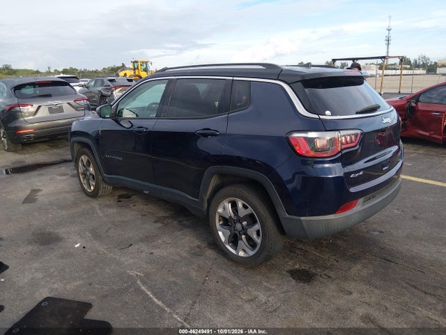 Продаж на аукціоні авто 2019 Jeep Compass Limited 4x4, vin: 3C4NJDCBXKT753693, номер лоту: 46249491