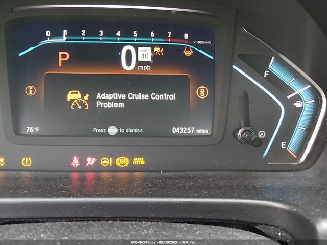 2024 Honda Odyssey Touring მანქანა იყიდება აუქციონზე, vin: 5FNRL6H80RB024910, აუქციონის ნომერი: 46249557